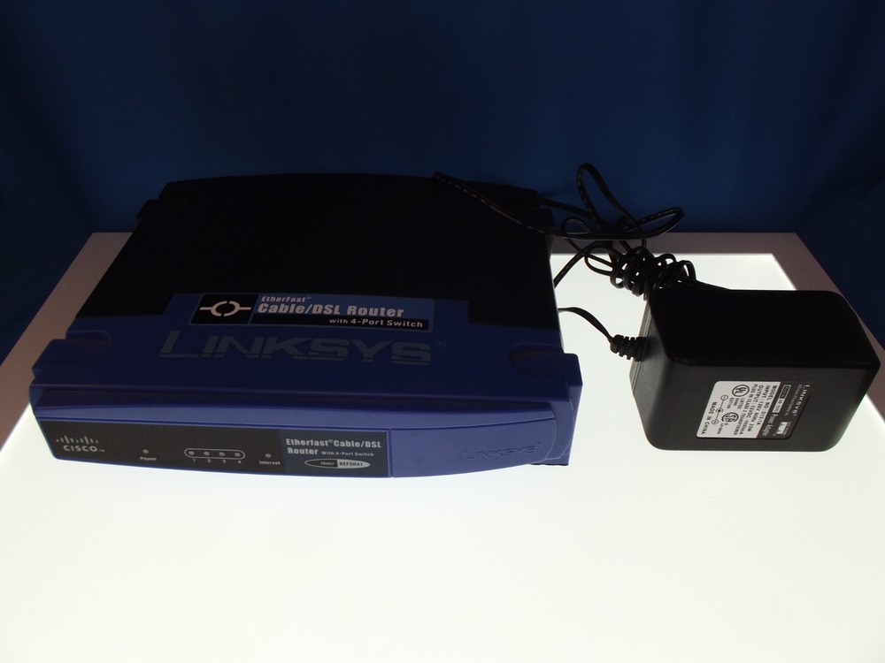 LINKSYS BEFSR41 EtherFast Cable DSL Router with 4-Port Switch