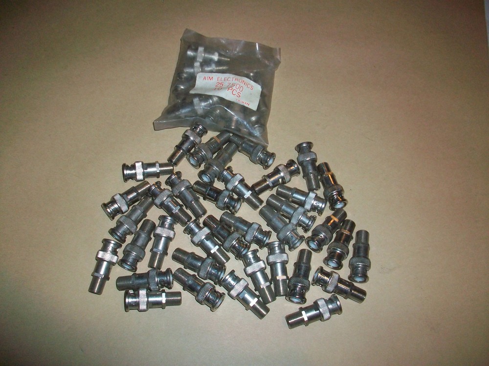 46pc AIM Electronics Coax Connector 25-7500 NEW