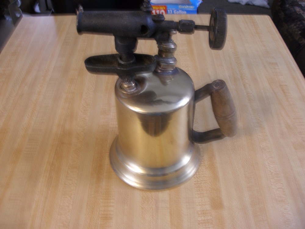 Vintage Brass Miners Hand Torch