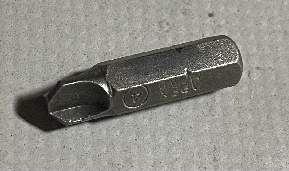 Apex TWD-4 1/4” Hex Drive Insert #4 Tri-Wing