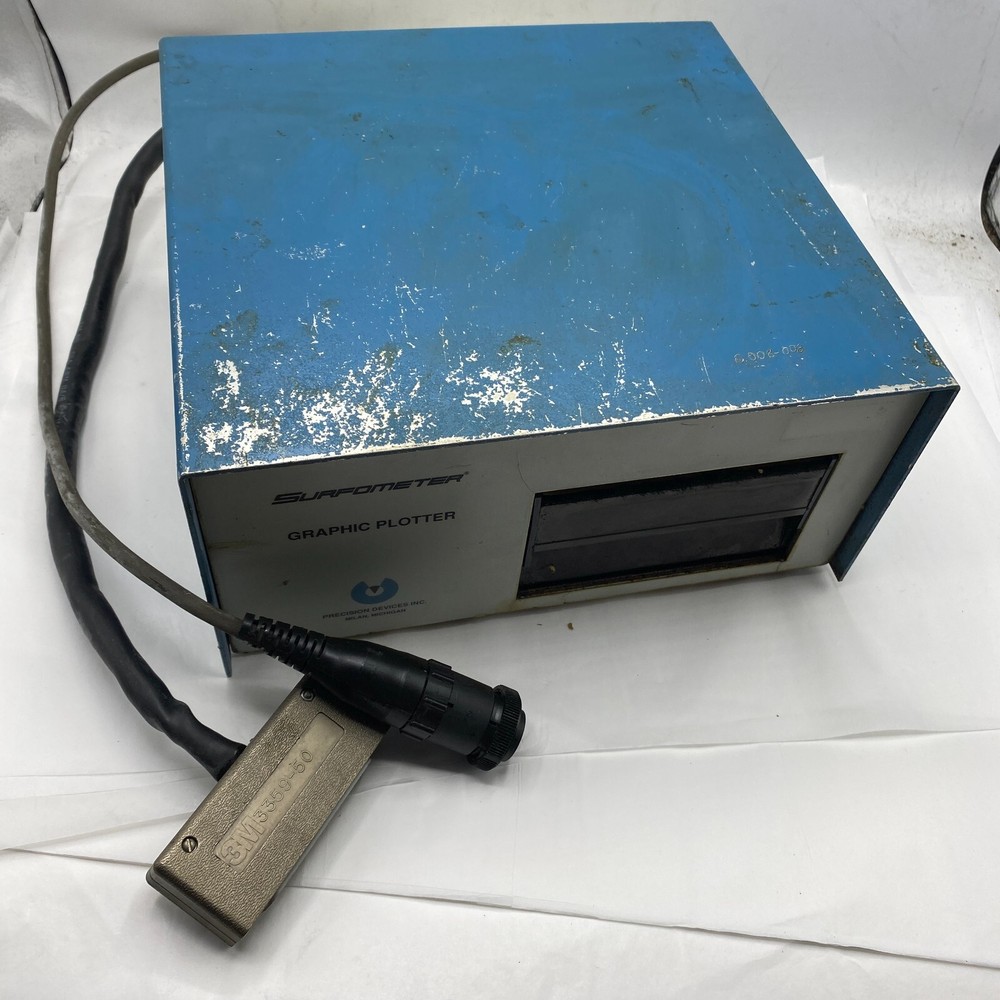 PRECISION MODEL PGP-1 SURFOMETER GRAPHIC PLOTTER RECORDER PGP1, 3M 3359-50 🎯