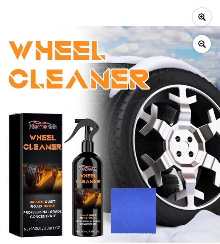 2 Pack Lot Car Wheel Tire Rim Cleaner Detergent High Concentrate Remove Rust