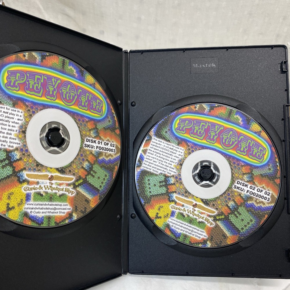 Peyote - the transcendent cactus - 2 DVD-ROM Oddity HTF