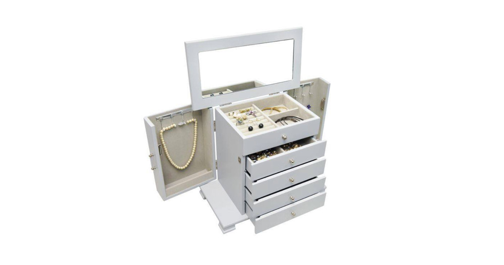 Gray Modern Jewelry Box