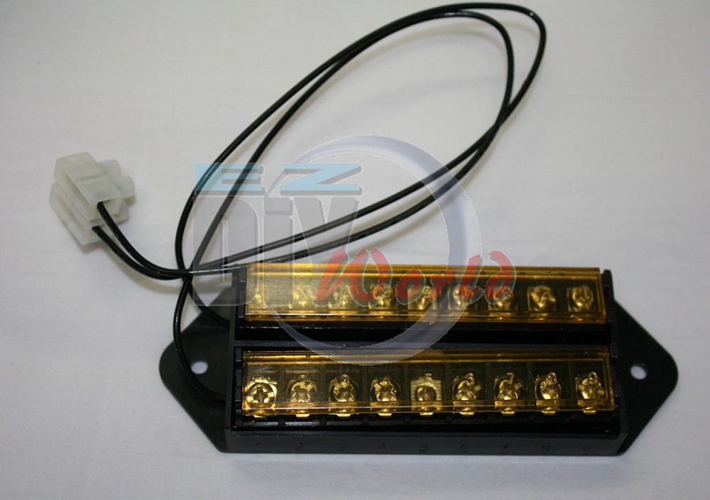 8 Way Terminal Block Bus Bar,1 Input to 8 Out Splits