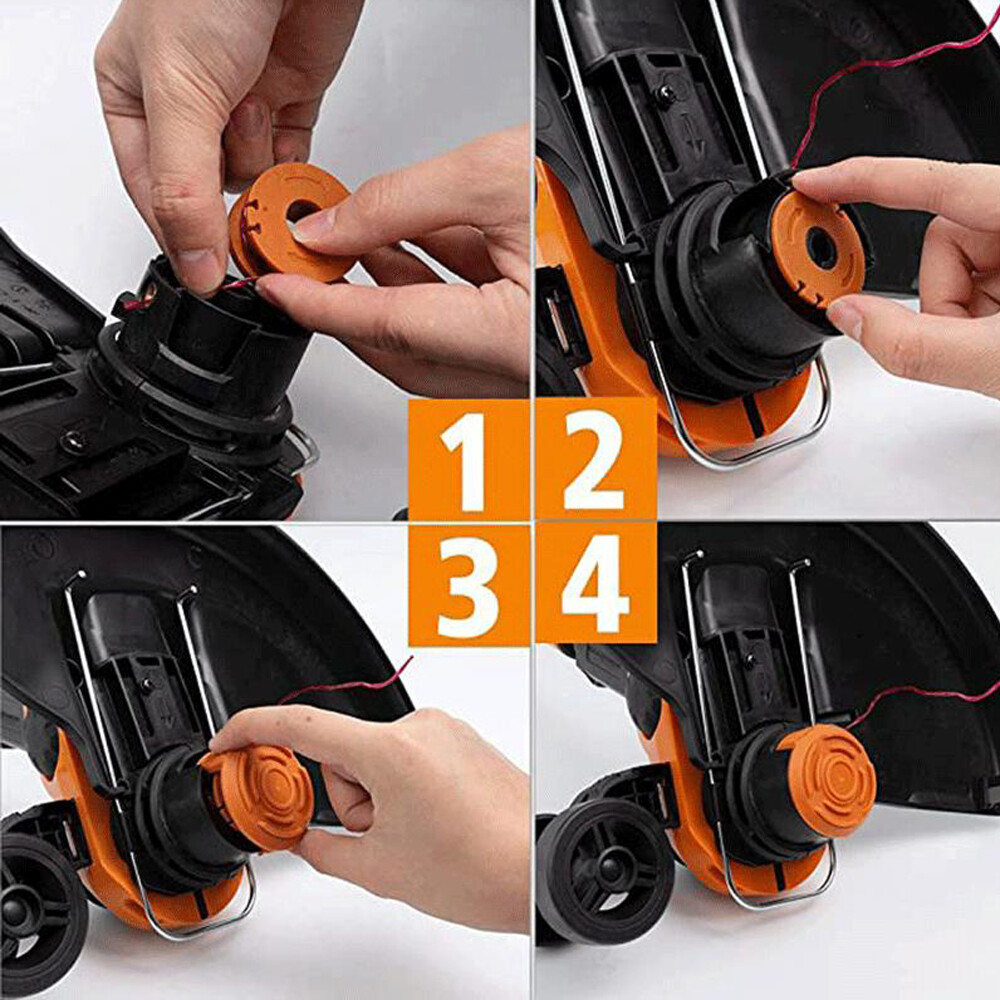20-Pack Replacement Nylon Spool Line for Worx Trimmer/Edger WA0010