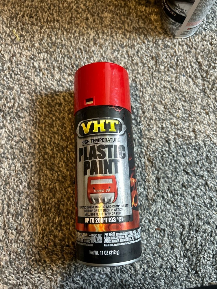 VHT High Temperature Plastic Paint Red 1 Pack