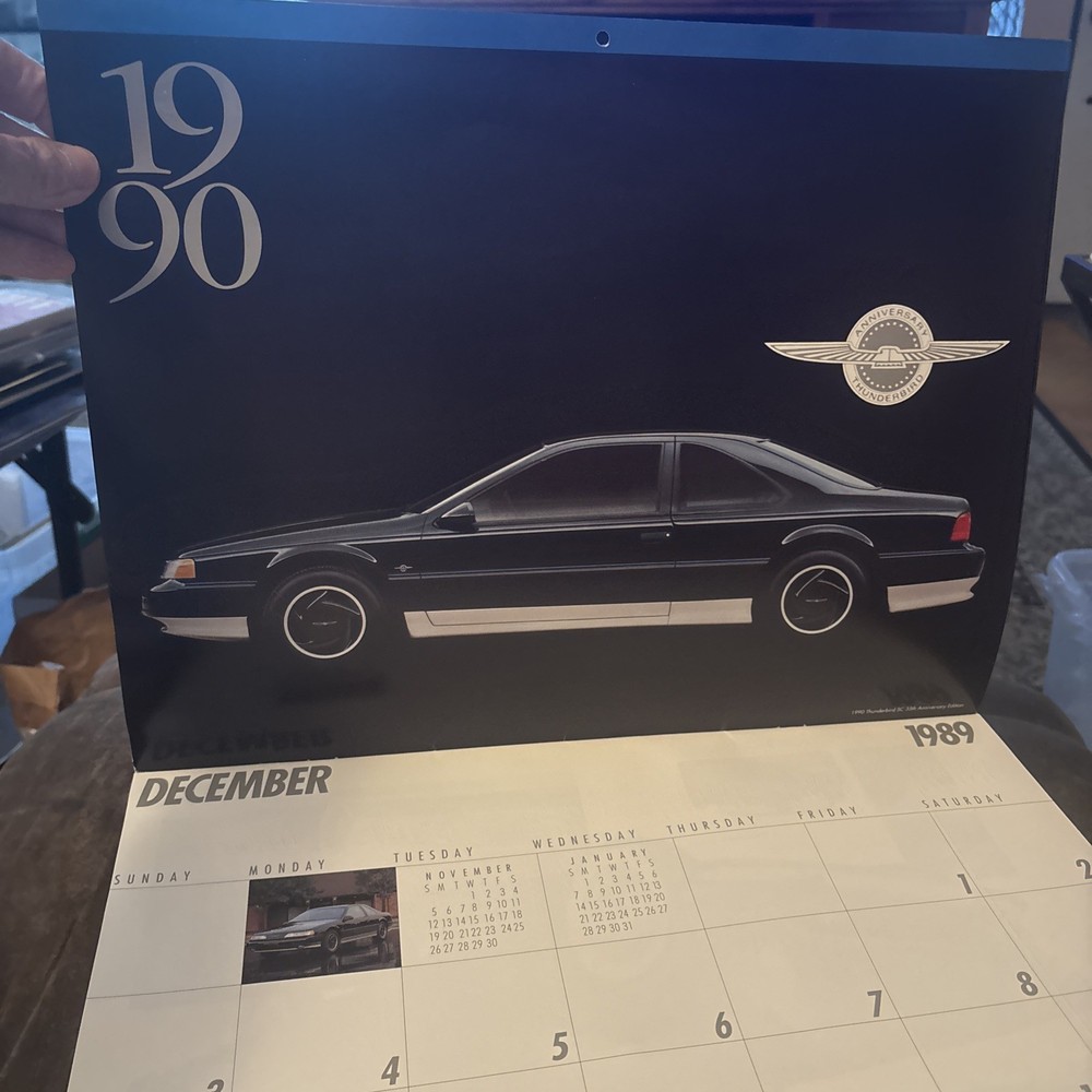 Thunderbird 35th Anniversary 1990 Calendar