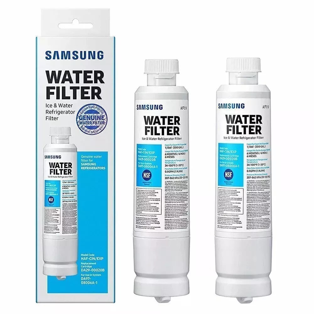 2 Pack NEW Samsung DA29-00020B HAF-CIN/EXP Replacement Refrigerator Water Filter