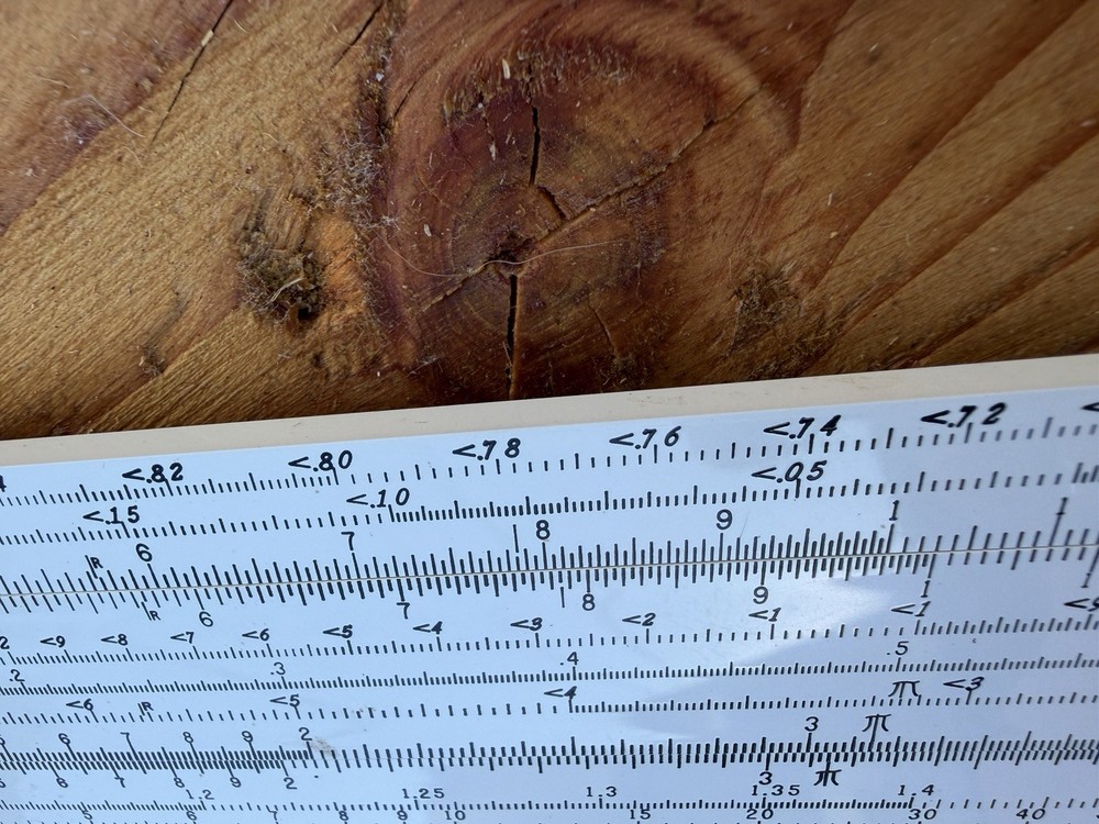 Vintage Picket Microline 140 Slide Rule W/ Case