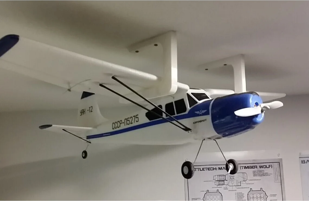 RC Airplane Hanger Ceiling Mount Wall Bracket for Hanging Small Planes