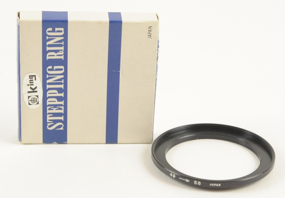 Stepping ring  49 - 58mm  -  JAPAN