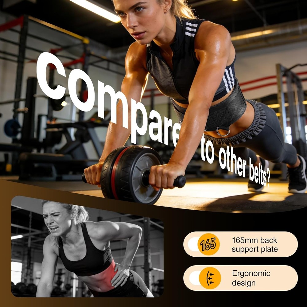 Self Locking Multi Attachment Dip Belt for Weight Lifting