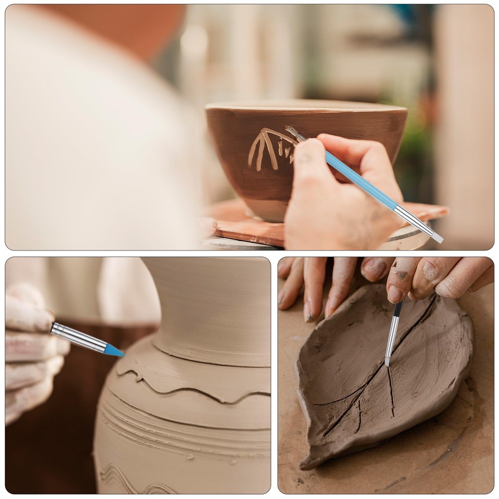 15 Pcs Silicone Sculpting Tools, Silicone Clay Sculpting Tools, Pottery Tools