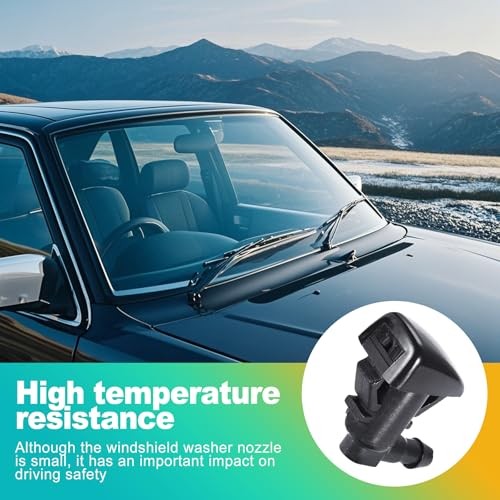 2PCS Universal Windshield Washer Nozzle Kit, Automotive Replacement Wiper