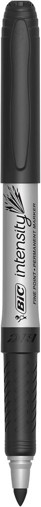 BIC Mark-It Permanent Marker, Fine Point, 2 Count, Black (GPMP21-Blk)