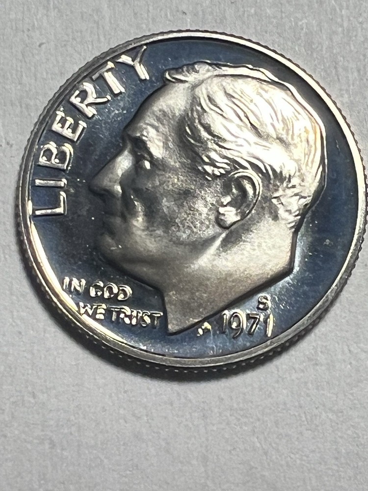 1971-S CLAD PROOF ROOSEVELT DIME.