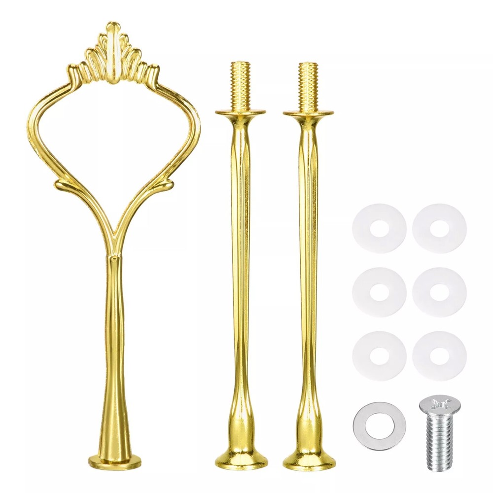 Cake Stand Hardware Cupcake Dessert Appetizer Plate Fitting CROWN Gold Silver