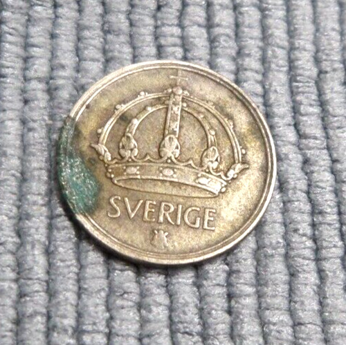 1944 SWEDEN 10 ORE COIN