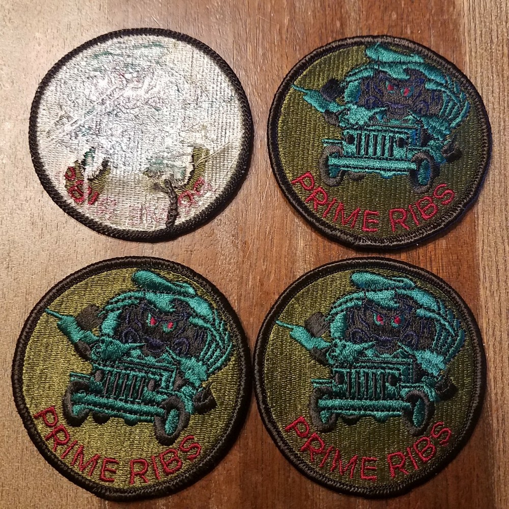 You get 4 USAF PATCH, Prime Ribs patch Subdued