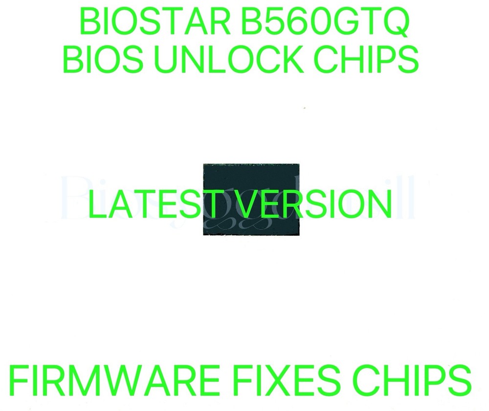 BIOSTAR B560GTQ, NO PASSWORD FIRMWARE FIXES BIOS CHIP LATEST VERSION