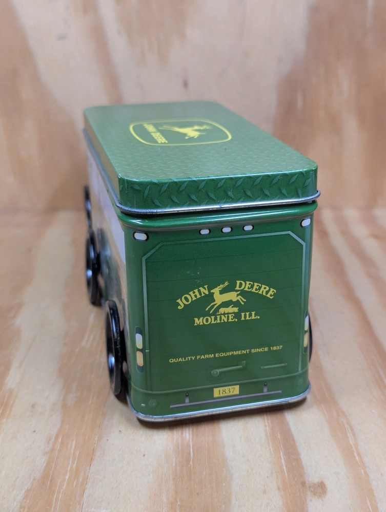 John Deere Tractor Grain Truck Tin Container