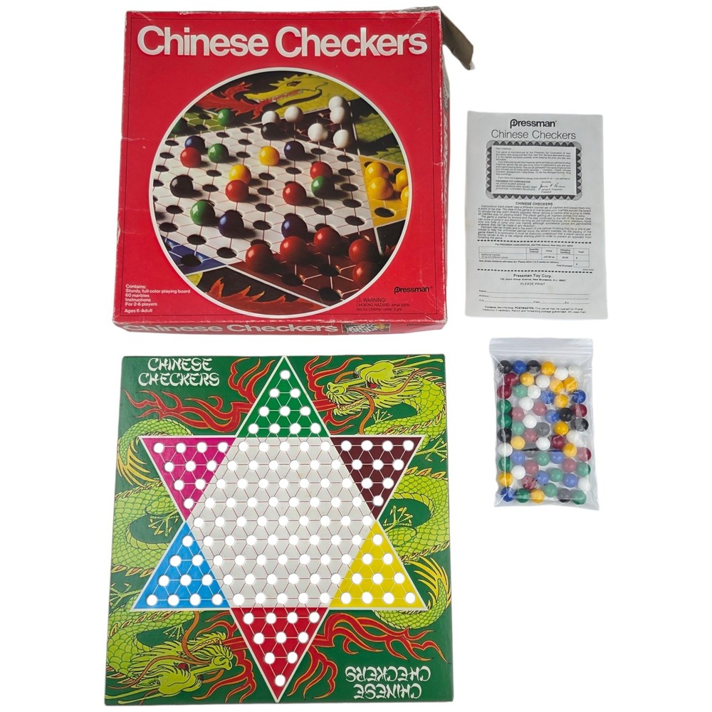 Chinese Checkers #2053 - Pressman 1992 READ**