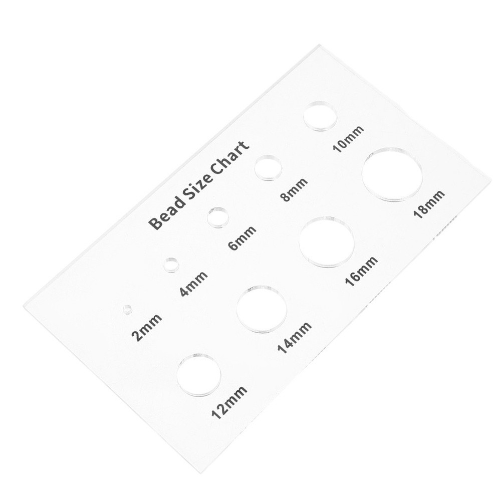 Bead Measuring Tool Tools for Crafts Measurer Crystal Size Template