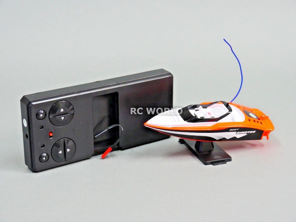 Remote Control RC Micro BOAT MINI RC Boat -RED - 27MHz