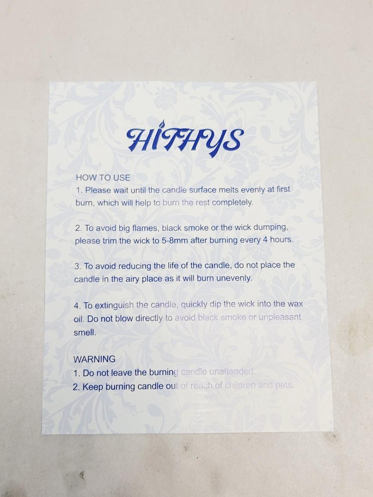 Hithy's Scented Soy Candles Pack of 4 - Complete, Multicolor