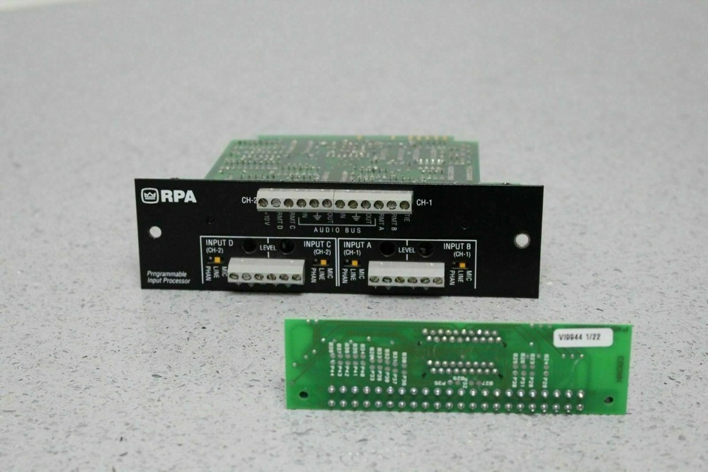 Crown Audio RPA P.I.P Amplifier Programmable Input Processor Tested FREE S&H
