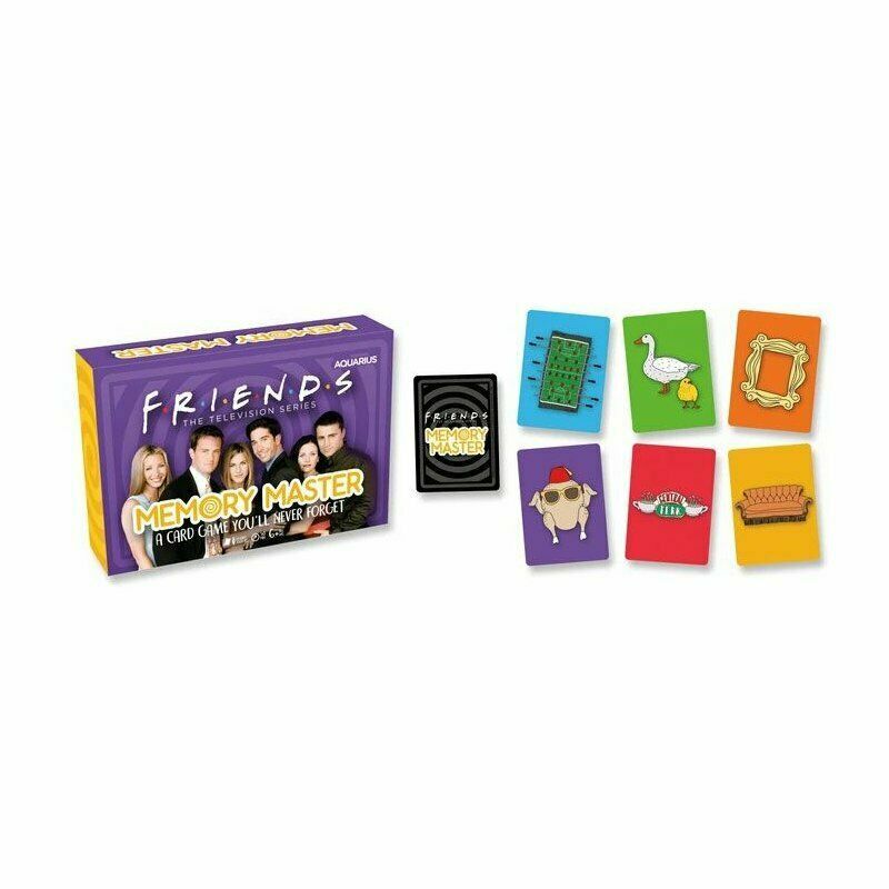 Friends Memory Master Card Game Aquarius 4 Players NEW