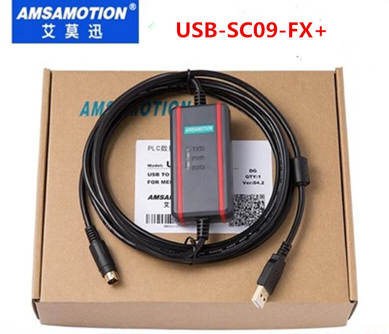 Data download line fits  Mitsubishi plc USB-SC09-FX+ communication line