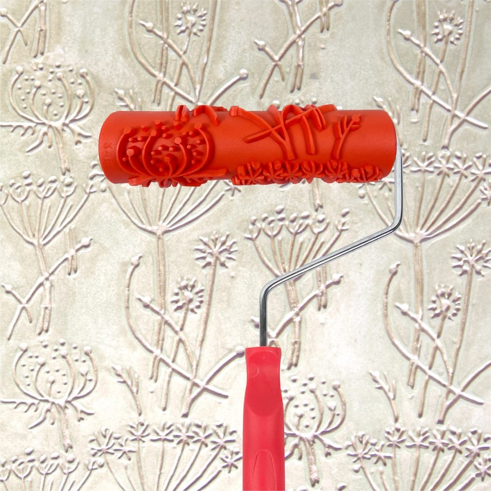 Hanroy 7'' Patterned Paint Roller for Wall Decoration Classic Brick EG346T