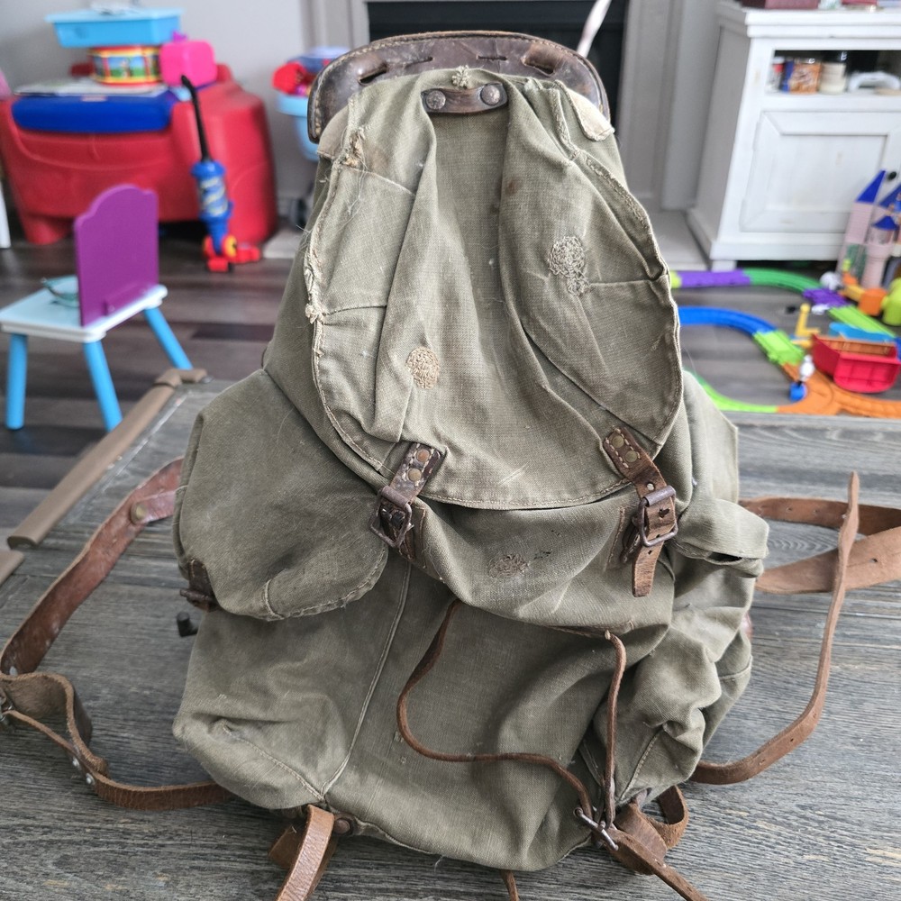 WWII German Army Rucksack With Frame