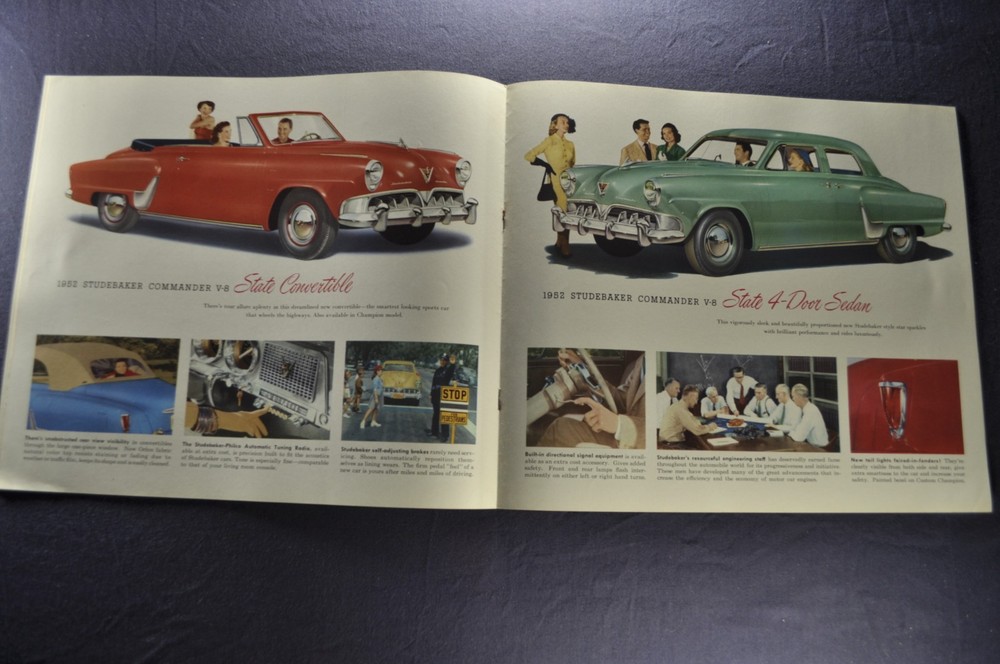 1952 Studebaker Brochure Commander Champion Land Cruiser Excellent Original 52