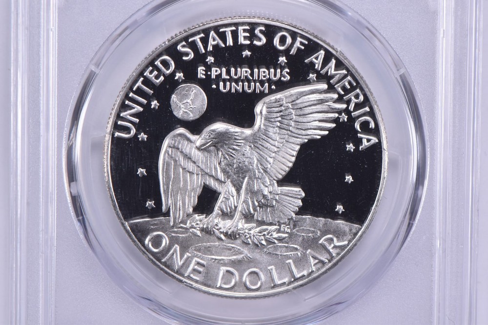PR69 DCAM 1973-S Silver Eisenhower Dollar Ike PCGS Blue Label