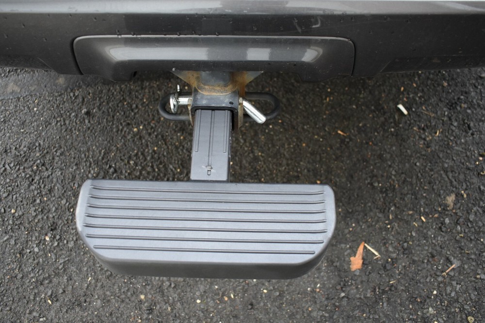 Expandable Hitch Mounted Step and Bumper Protection 2" Receiver Guard Rear New