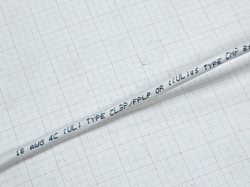 Advanced Digital 911804 18/4C Stranded Plenum Security/Alarm Cable CMP /100ft