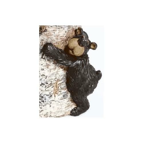 WD Willie Black Bear Liquid Soap Dispenser, 7"