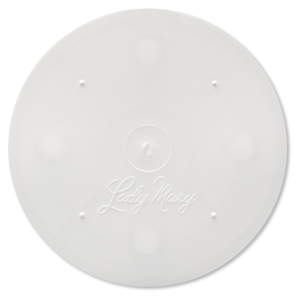 Lady Mary Separator Plate 6" Diameter 2-Pack White