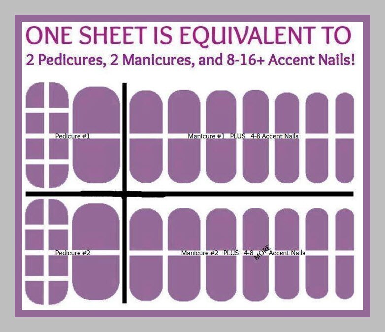 JAMBERRY NAIL WRAPS CURRENT & RETIRED A - C FULL SHEETS SHIP USPS 1ST CLASS MAIL