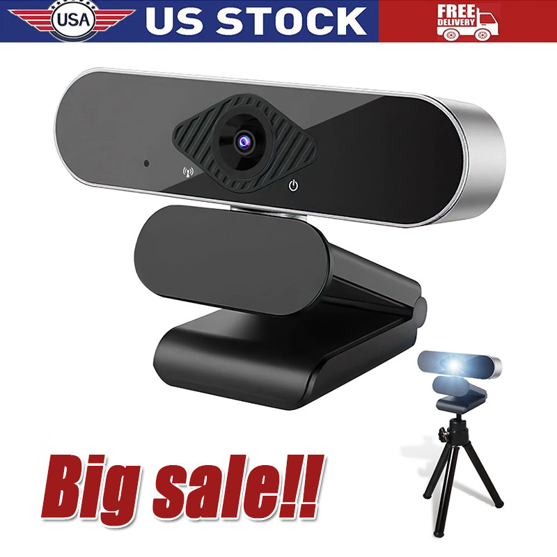 1080P Full HD USB Webcam for PC Desktop,Laptop Web Camera with Microphone LOT