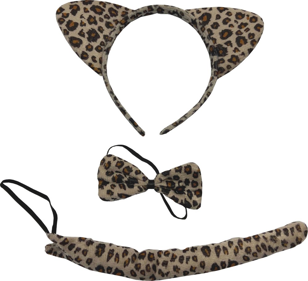 Fancy Leopard Animal Costume Accessory Set