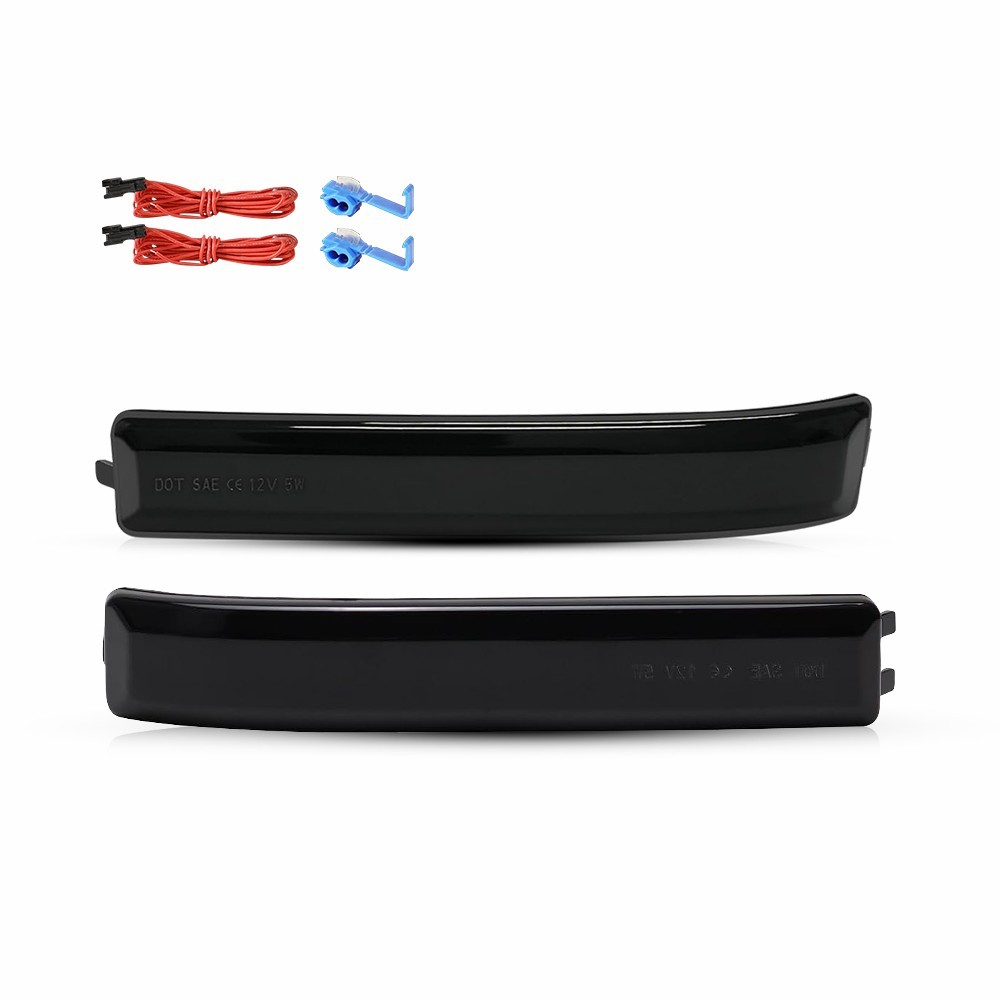 2x Switchback Side LED Mirror Signal Light Sequential For Ford F150 2009-2014