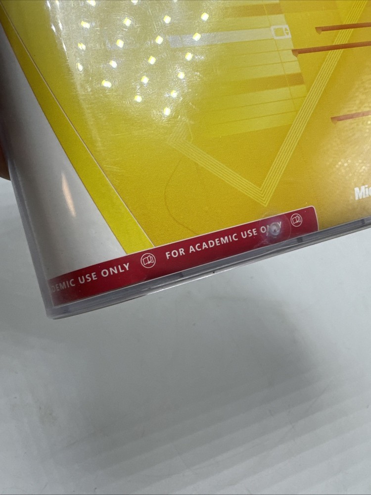 Microsoft Office Project Standard 2007 Academic Use Only New Sealed