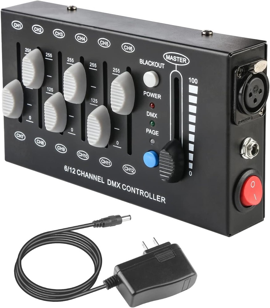 12 Channel DMX dimming Controller, mini dj Lighting Controller,DMX512 Si