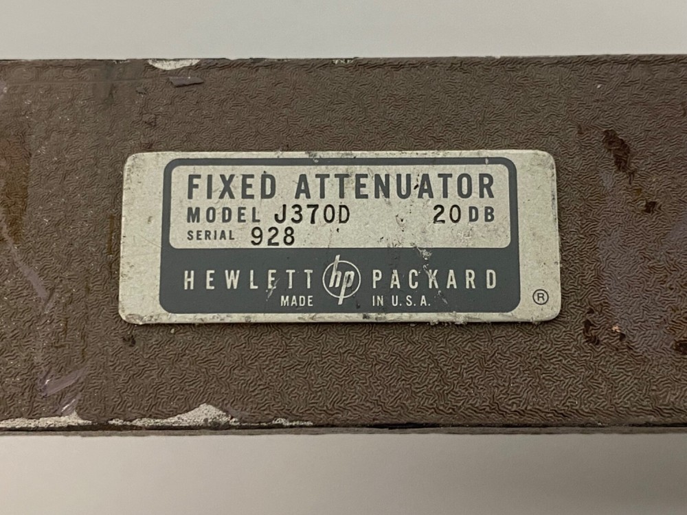 HEWLETT PACKARD J370D 20DB FIXED ATTENUATOR