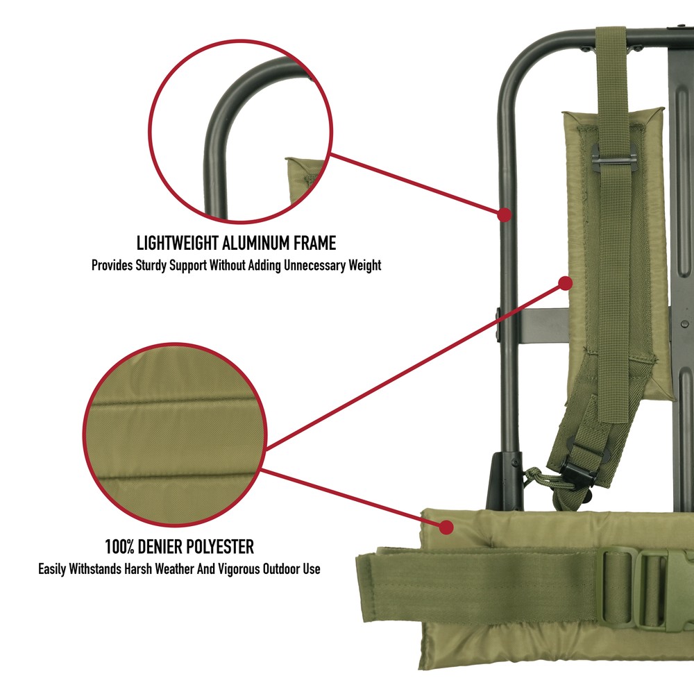 Olive Drab LC-1 Alice Pack Frame with Attachments Tactical Hunting