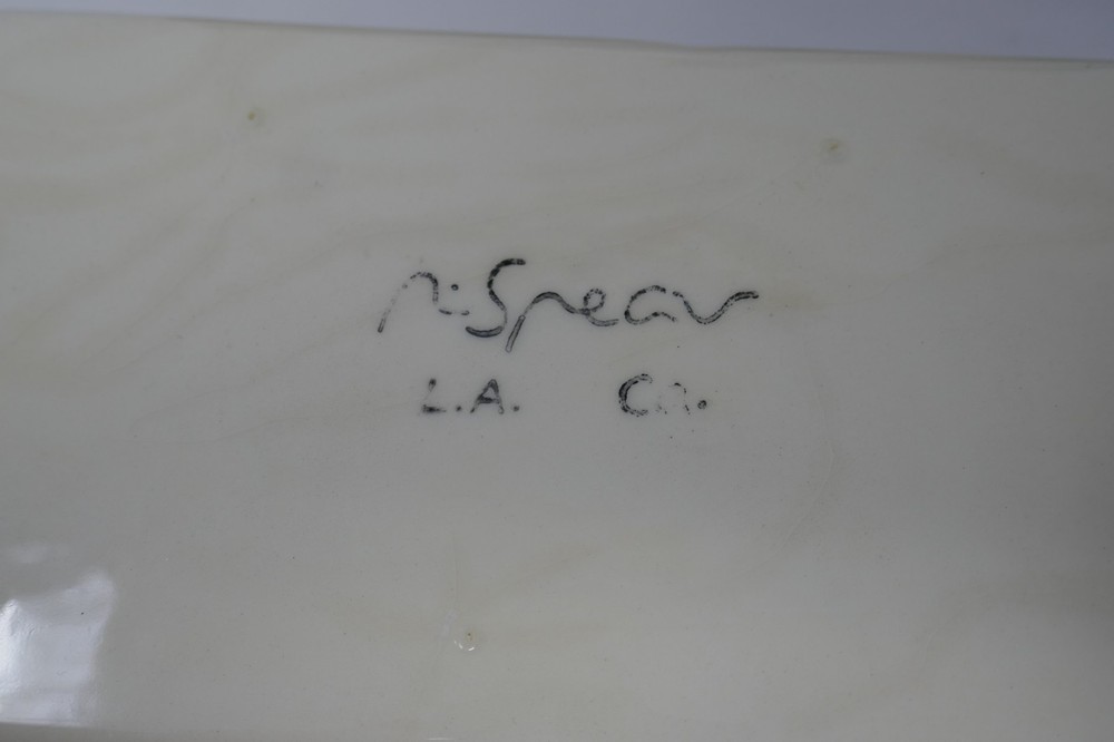 Robin Spears Whimsical Stars Moons Ceramic Butter Dish RARE